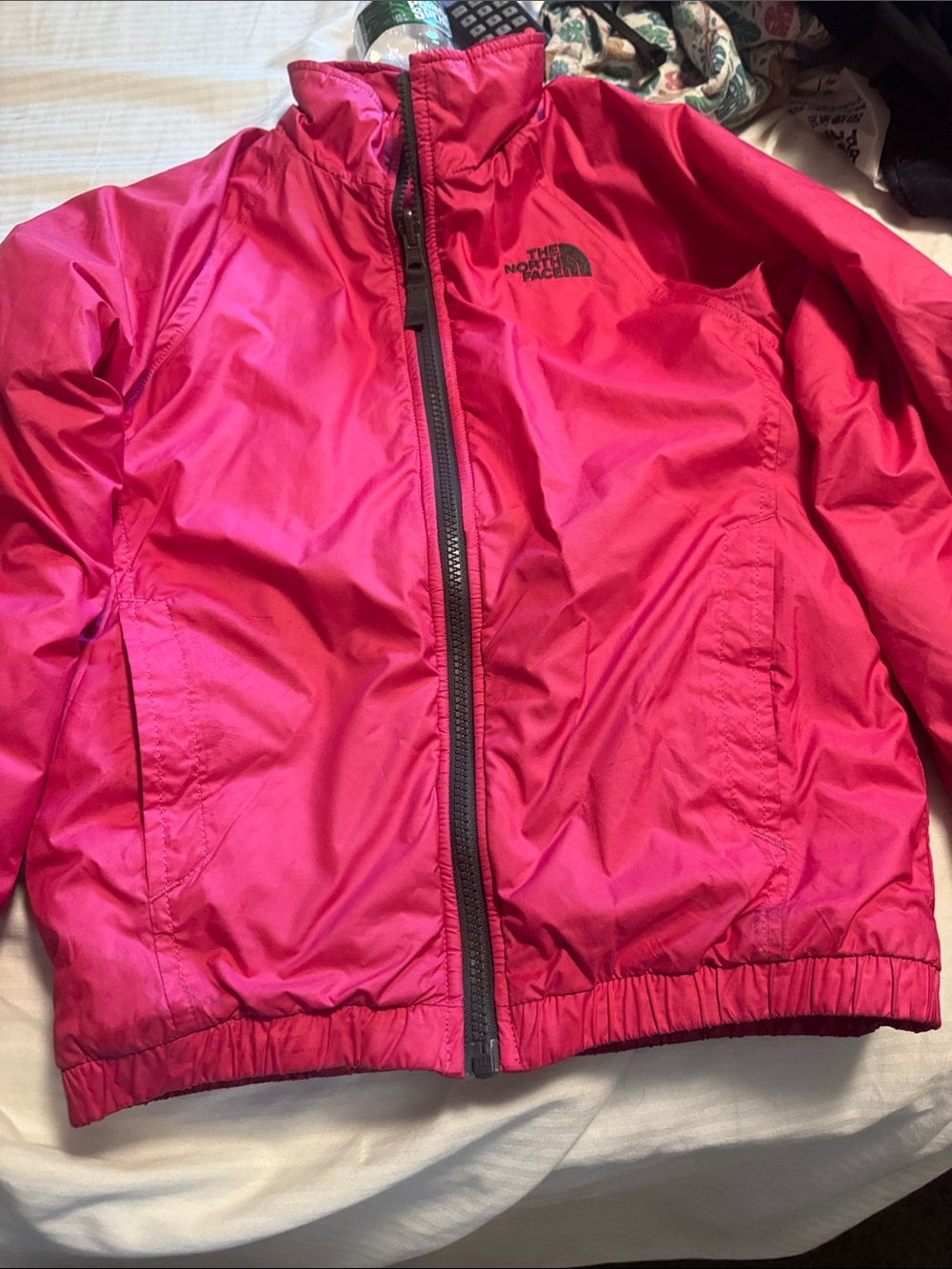 The North Face Kids Hot Pink Puffer Jacket